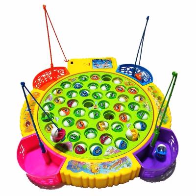 China Plastic Fishing Toy Set of Family Hot Plastic Battery Operated Interactive Games Board Games Toys with Big Music Play Set for sale