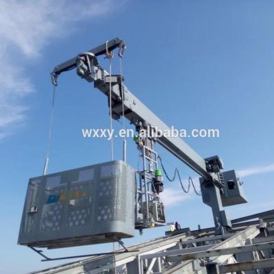 China Window cleaning building maintenance construction unit (BMU), high maintenance construction equipment, monorail system for sale