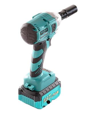 China Construction DOQI cordless electric impact wrench, lithium-ion battery 3.0AH/4.0AH, one piece for sale