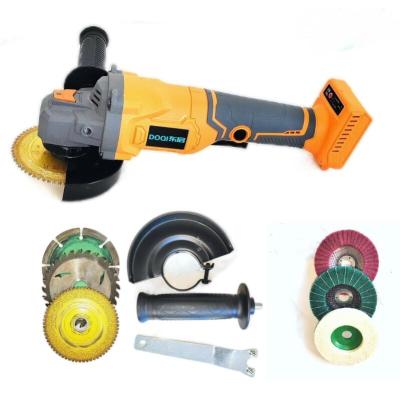 China MRO and Heavy Grinding DOQI cordless electric brushless angle grinder lithium-ion battery 3.0AH/4.0AH1 piece for sale