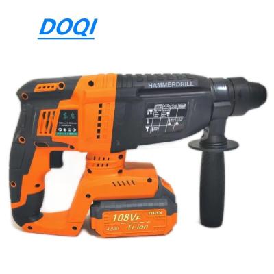 China Construction 20V lithium-ion power supply rotary drilling rig without rope hammer drill bit with 2 4.0AH batteries plastic toolbox for sale