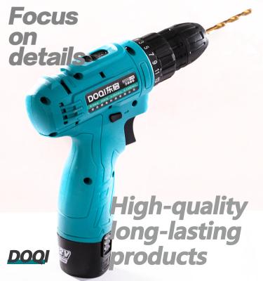 China Repair DOQI 12V electric screwdriver small hand drill mini cordless drilling rig screwdriver machine for sale