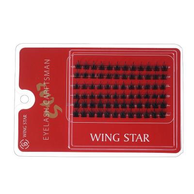 China Super Dark Fan Lash Clusters Single Cluster Eyelashes from Qingdao Wingstar Series 2023 Soft and Light Chinese Red Innovative Products for sale