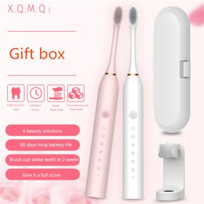 China Battery-powered rechargeable sonic electric toothbrush for sale