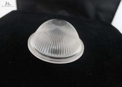 China 94mm Diameter 80 Degree LED Glass Lens , Led Cob Lens For Highbay Lighting for sale