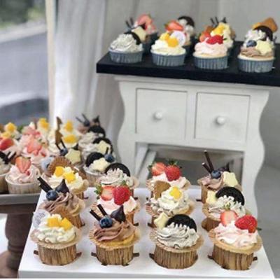 China China Supplier Classic Roll Cake Cups Cupcake Paper Cupcake Liners Disposable Paper Case for sale