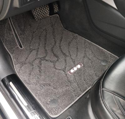 China Protect Your Car Floor and Anti Slip Good Quality Accessories Custom-fit Car Automotive Floor Mat Full Set Customized for Audi All Car Model for sale