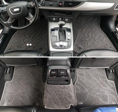 China Protect Your Car Floor and Anti Slip Worked Custom Fit Floor Mat Car Mat Set For Audi C5 C6 C7 High Quality Special Car Mat Carpet For Audi Model for sale