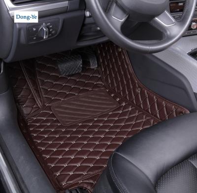 China Protect your car floor and interior accessories from Chinese factory wholesale 5D vehicle anti slip leather floor car mats for all right hand drive car model for sale