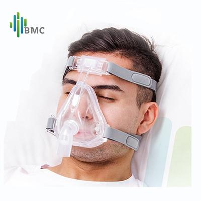 China Connect CPAP BMC Silicone High Quality Gel F-3 Full Face Mask For CPAP Machine To Headgear And Instruction Cover Medium And Large Size for sale