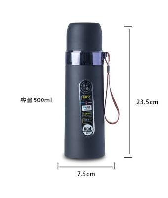 China Durable 304 Flange Bullet Stainless Steel Vacuum Flask , Large Capacity Travel Bottle for sale