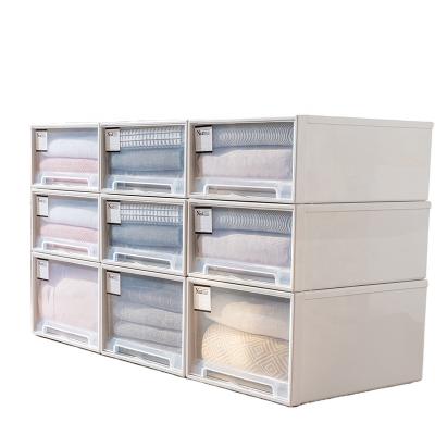 China Excellent capacity export quality sustainable hot carrying clothes and stitching storage box with plastic drawers for sale