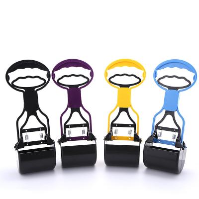 China Mini Pet Long Handle Dog Viable Animal Toilet Picker Shovel Cleaner Scrap Pooper Scooper Pet Pick Up Garbage Scrap Shit Picker for sale