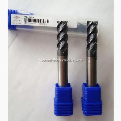 China Original carbide high performance zccct 4 flute carbide end mills PM-4E-D10.0 for sale