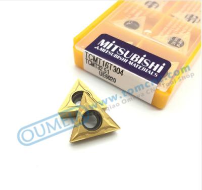 China Internal External Tools High Performance Mitsubishi Turning Blades For Lathe TCMT16T304 UE6020 for sale