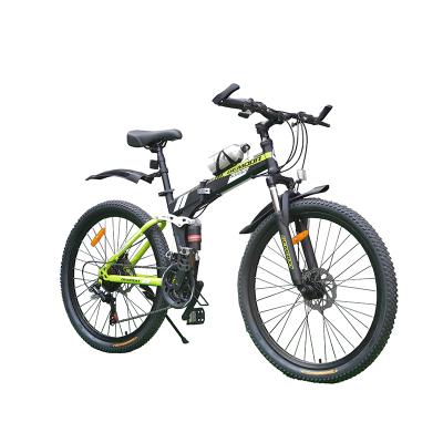 China 26 Times Popular Wholesale Aluminum Alloy Suspension 21 Full Speed ​​Bicycle Frame Portable Mountain Bike for sale