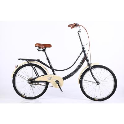 China 2021 China Steel Women Bikes 26 Ladies Bike City High Carbon Steel Bike for sale