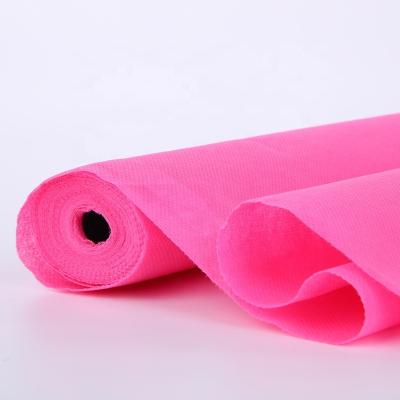 China B&S Non-Slip Factory Floor Runner Disposable Polyester Needle Pink Roll Carpet Fluffy Mat For Events Aisle for sale