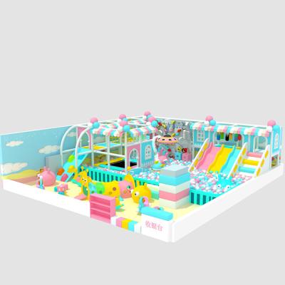 China Wooden Commercial children theme park  soft play indoor playground equipment large capacity indoor playground for sale