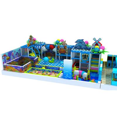 China Wooden Ocean Theme Indoor playground supplier restaurant Children Commercial indoor playground equipment for sale