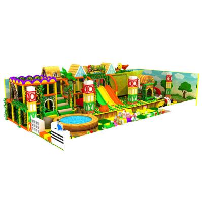 China Wooden Commercial multifunctional design amusement park fashionable jungle theme indoor playground for kids for sale