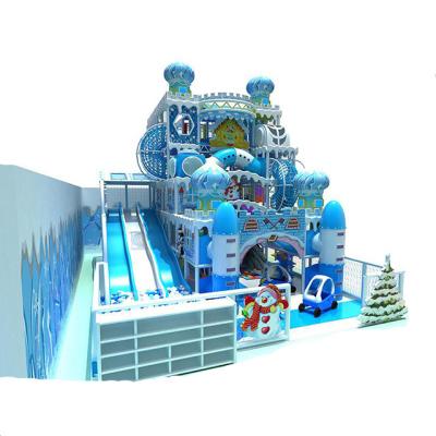 China Wooden Snow Theme Amusement Park Playground Sets Indoor Plastic Indoor Play Area for Kids for sale