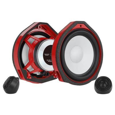 China 6.5 Inch Two Way Aluminum Car Audio System Plug & Play Component Speaker Car Specific Speakers For Honda Civic for sale