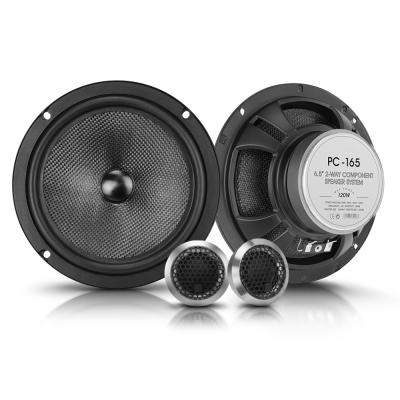 China Car Sound System Audio HiFi Upgrade 6.5 Inch Woofer and Neodymium Magnet Tweeter 2 Way Component Speaker Steel for sale