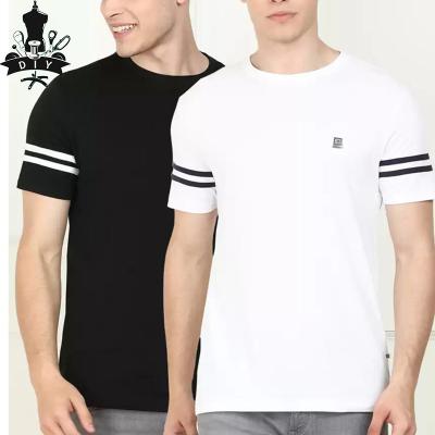 China Anti-Wrinkle 2022 New Arrivals Summer T Shirt For Men Round Neck Short Sleeve Top Custom Made T-shirt for sale