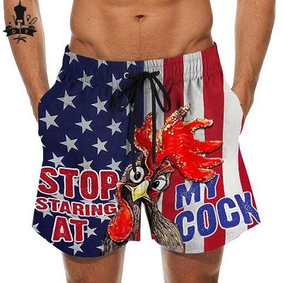 China Anti-wrinkle men shorts summer sports loose fitness running plus size mens shorts 3d printing designer beach shorts for sale