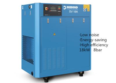 China Compresor de aire de rosca con el motor magnético permanente 18kW 8bar para industrial en venta