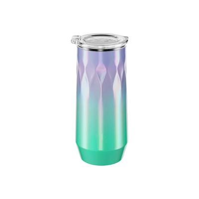 China Wholesale Viable 4 IN 1 Chiller Stainless Steel Wall Vacuum Wine Double Tumbler Champagne Flute Tumbler for sale