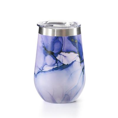 China Wholesale Customization Viable Luxury Party Drinkware Stainless Steel Beer Wine Egg Tumbler Insulated Cups for sale