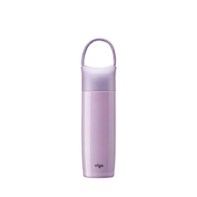 China Sustainable Custom Reusable Stylish Korean Girly Water Bottles For Women With Handle for sale