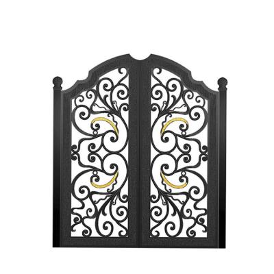 China Modern European Style Modern Home Grill Designs Main Entrance Wrought Iron Foundation Pathway For Garden for sale