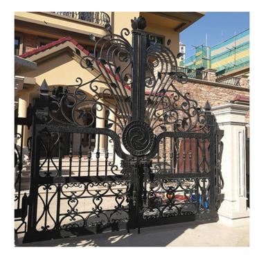 China Modern Good Prices High Quality Wrought Iron Fence Panels And Gate for sale