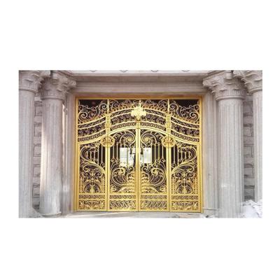 China High Quality Modern Home Swing Wrought Iron Security Front Entry Security Door Designs for sale