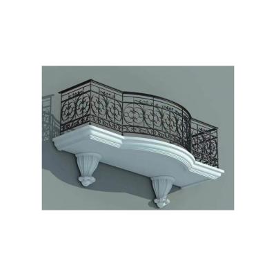 China Modern Decoration Interior Balusters Design Railing Stair Rail Wrought Iron Baluster Te koop