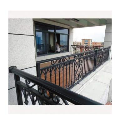 Chine Modern villa professional quality China manufacturer outdoor wrought iron stair railing balcony baluster à vendre