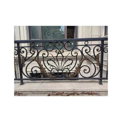 China Modern Decorative Wrought Iron Railing For Staircase / Customized Wrought Iron Railing for sale