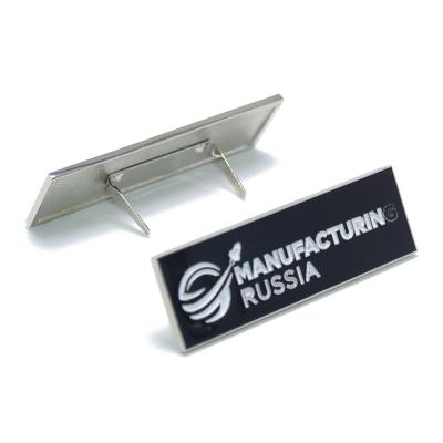 China Custom Metal Pin For Shirt OEM Luggage Label Badge Emblem Badges Mark Tag Handbag Europe Russia Enamel Baggage Iron Hardware Bag Logo for sale