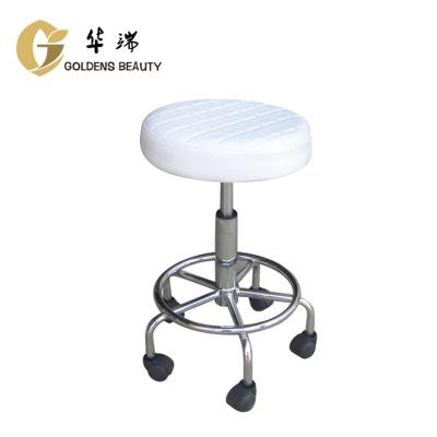 China Wholesale Hair Beauty Salon Technician Hair Salon Barber Stool Round PU Swivel StylingChair for sale