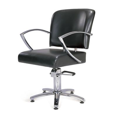 China Modern professional metal arms hydraulic hair salon equipment styling chair for sale for sale