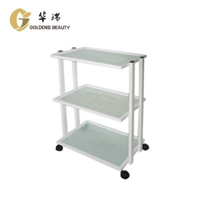 China Modern low-power salon trolley new fashion storage trolley beauty pedicure salon trolley for sale