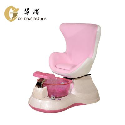 China Colorful Adjustable Foot Spa Fun Footrest Design Kids Spa Pedicure Chair for sale