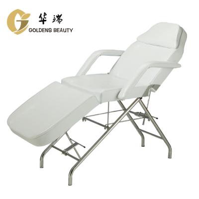 China Portable Adjustable Folding Massage Table Metal Frame Massage Table for sale