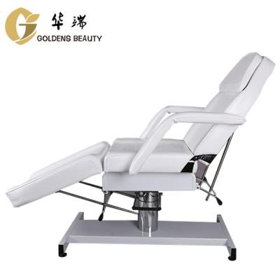 China Modern Hydraulic Facial Bed Spa Table Tattoo Salon Chair Massage Table Bed for sale