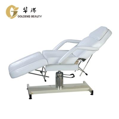 China Competitive Price Modern Beauty Salon SPA Facial Massage Bed Electric Leather White Massage Table for sale