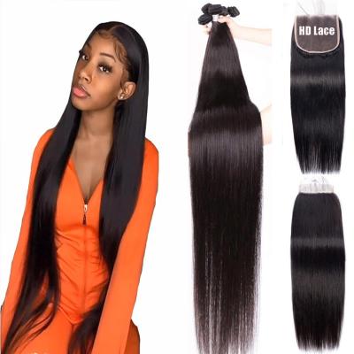 China Wholesale Unprocessed Virgin Hair Silky Straight Deep Wave Body Wave Virgin Hair Deep Curly Bundles With Hd Lace Closure Headband for sale