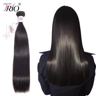 China Trio Silky Straight Wave Silky Straight Hair 8A Grade 100% Mink Indian Hair Wholesale Hair Weave Bundles for sale